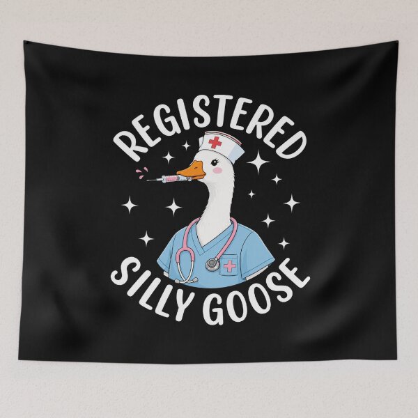 Item preview, Registered Silly Goose Nurse Registered Nurse Healthcare Worker designed and sold by FormalDehyena.