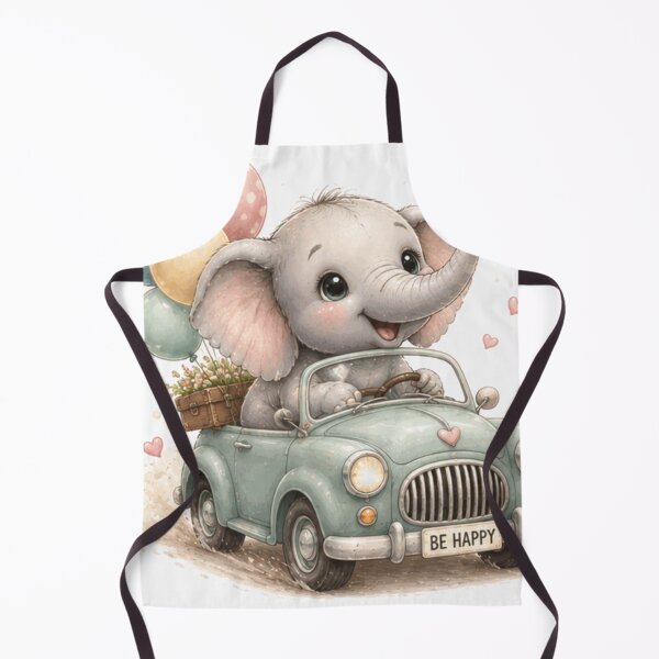 Item preview, elephant in car designed and sold by Savnyy.
