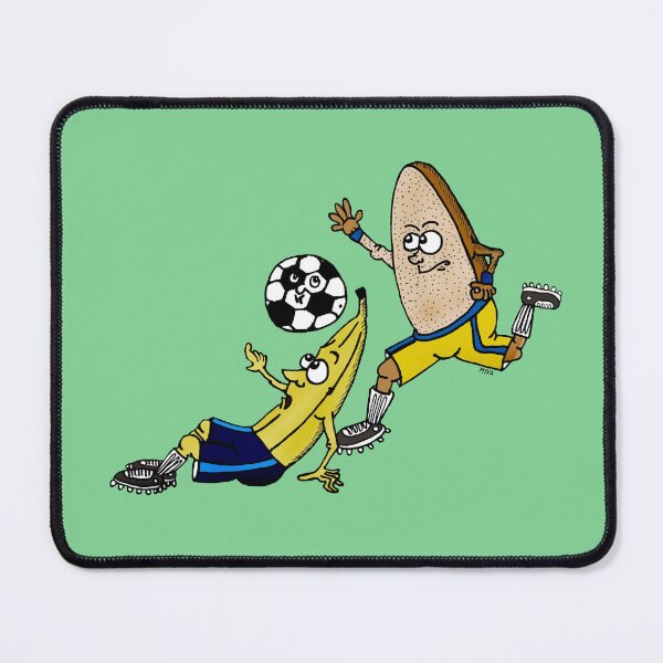 Item preview, Banana & Bread – Quirky FoodBall Duo designed and sold by MyxaART.