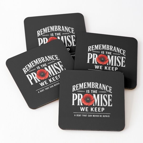 Item preview, Remembrance Is The Promise We Keep A Debt That Can Never Be Repaid Veteran Military Honor designed and sold by FormalDehyena.