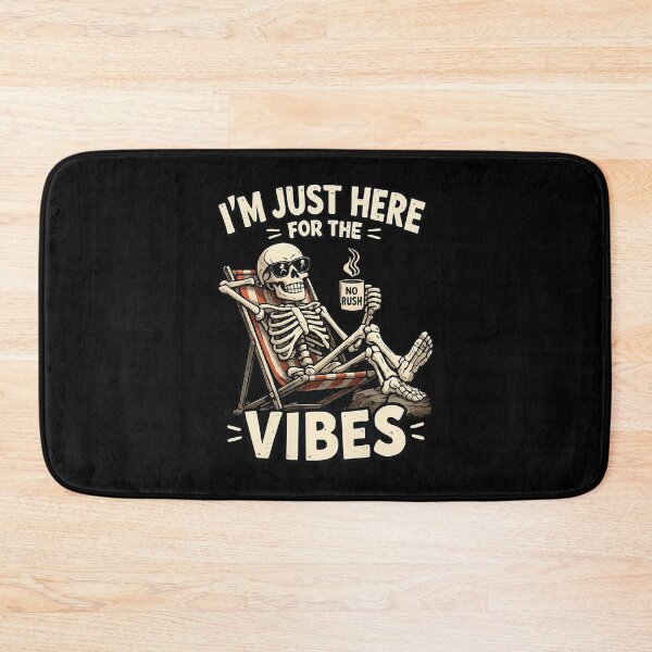 Item preview, Skeleton Vacation Just Here For The Vibes designed and sold by RSadiq.