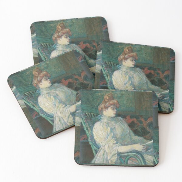 Item preview, Madame Marthe Bordeaux by Henri de Toulouse-Lautrec | Belle Époque French Portrait Art Print designed and sold by artofuniverse.