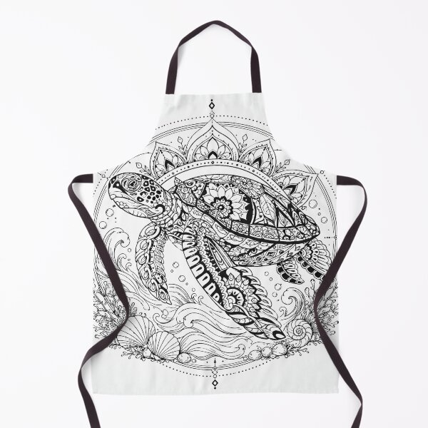 Item preview, Sacred Ocean Turtle Mandala Art designed and sold by suryabumblee.