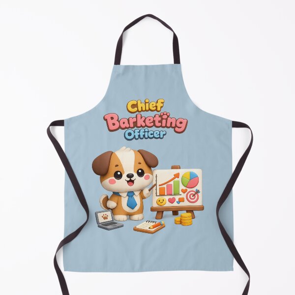 Item preview, Chief Barketing (Marketing) Officer Cute Dog | Kawaii 3D Puppy Business Cartoon designed and sold by Moons Studio.