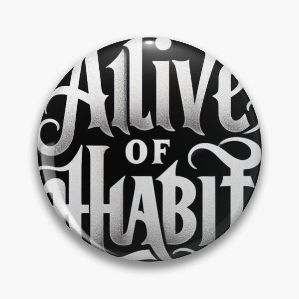 Item preview, Slave of Habit Bold Typography Lettering designed and sold by Radhamadhaba Pattachitra Vibes”.