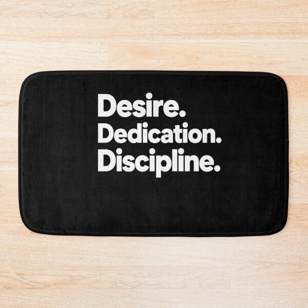 Item preview, Desire. Dedication. Discipline. Motivation Mindset Success designed and sold by FormalDehyena.