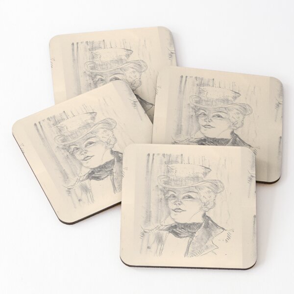 Item preview, Madame Réjane by Henri de Toulouse-Lautrec | Belle Époque French Theater Portrait Poster designed and sold by artofuniverse.