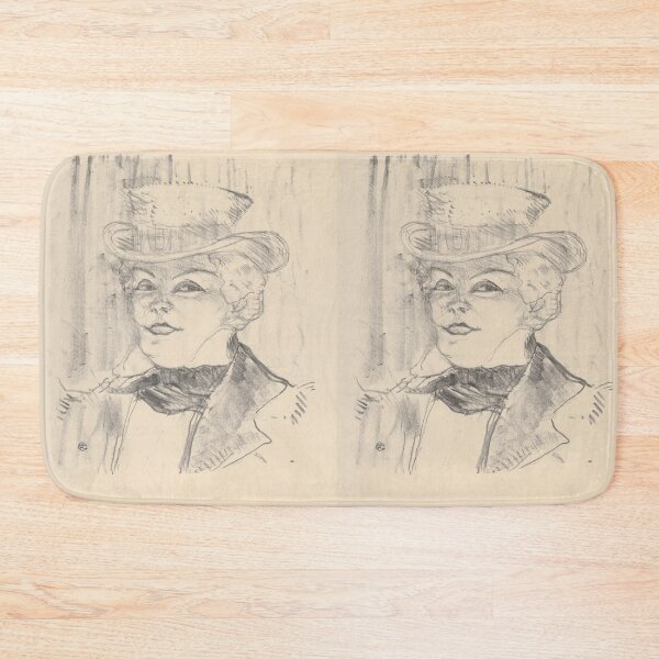 Item preview, Madame Réjane by Henri de Toulouse-Lautrec | Belle Époque French Theater Portrait Poster designed and sold by artofuniverse.