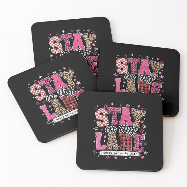 Item preview, Stay In Thy Lane Petty Proverbs 24:7 Sassy Humor Quote designed and sold by FormalDehyena.