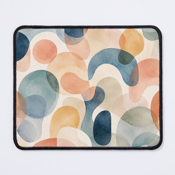 Item preview, Modern Abstract Watercolor Seamless Pattern | Organic Rounded Shapes | Contemporary Layered  Design designed and sold by AnimalAirtistry.