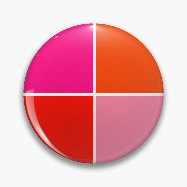 Artikelvorschau, Rosa und orangefarbene Quadrate entworfen und verkauft von CelesteSheffey.