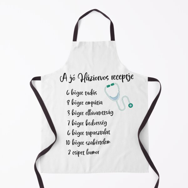 Item preview, A jó Háziorvos receptje - The Recipe of a Great Family Doctor – Hungarian GP Appreciation Design designed and sold by EmeraldeaDesign.