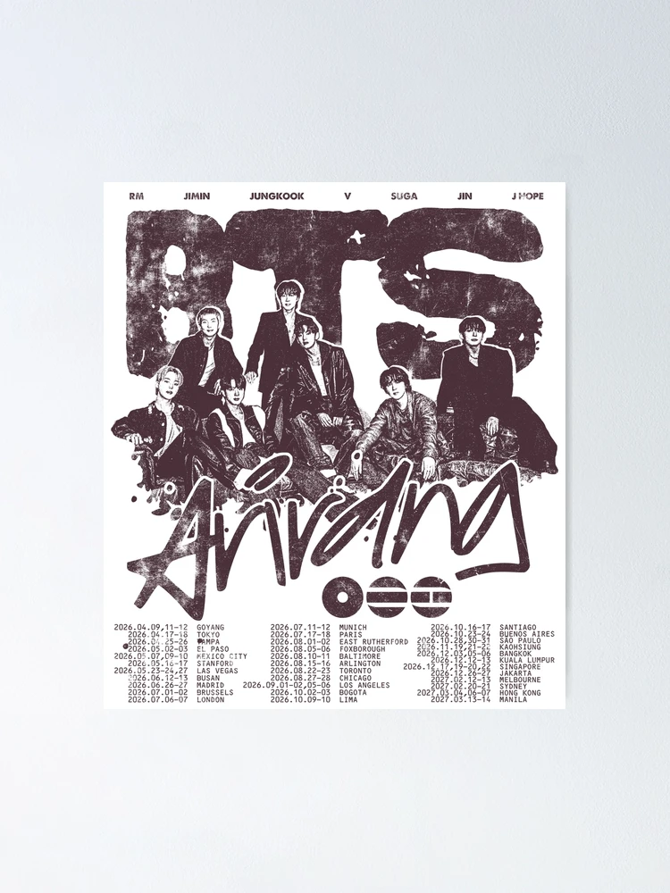 BTS Arirang world tour vintage