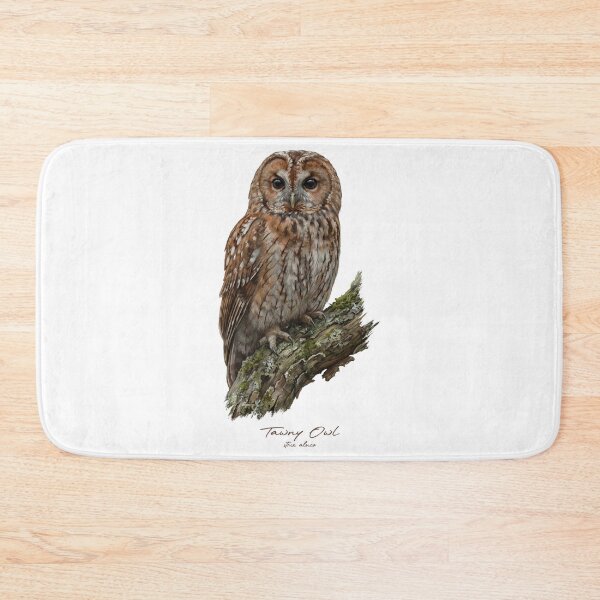 Item preview, Tawny Owl on Mossy Branch designed and sold by Takeda-art.