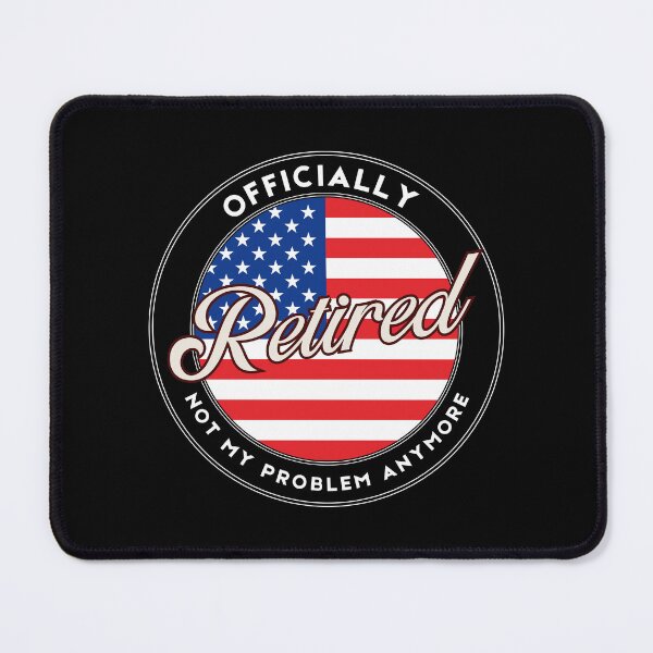 Item preview, Officially Retired USA Flag Funny Retirement Gift designed and sold by TeeArtWorld.
