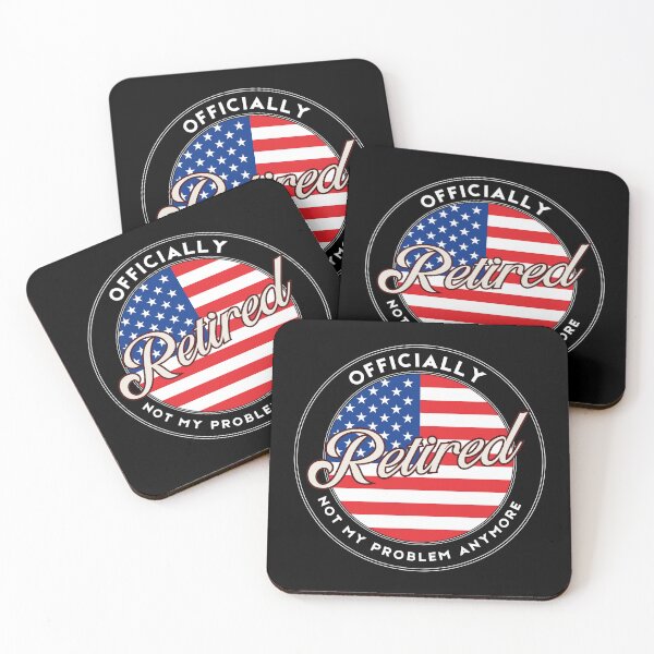 Item preview, Officially Retired USA Flag Funny Retirement Gift designed and sold by TeeArtWorld.