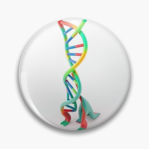 Item preview, Multicolor DNA strand with little legs on a white background designed and sold by RAISC.