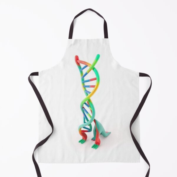 Item preview, Multicolor DNA strand with little legs on a white background designed and sold by RAISC.
