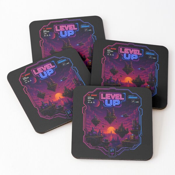 Item preview, Level Up Neon Fantasy | Retro RPG Gamer designed and sold by LevelUp!.