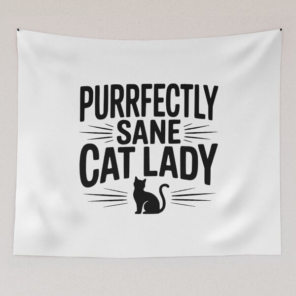Item preview, Purrfectly Sane Cat Lady designed and sold by Frank Ring.