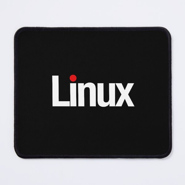 Item preview, ThinkPad Style Linux Logo - Minimal Black with Red Dot designed and sold by LibreTees.