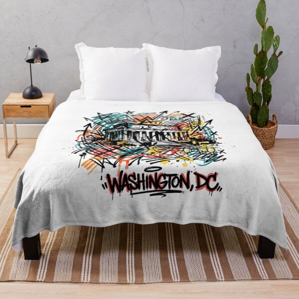 Item preview, Washington DC Colorful Graffiti Landmark Street Art Design designed and sold by Fenay Designs.