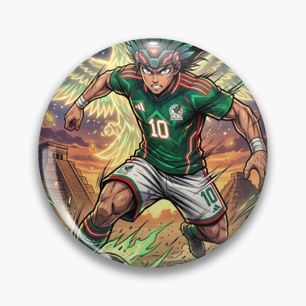 Item preview, Mexican Soccer Legend Warrior Green Jersey designed and sold by Pandora´s Box.