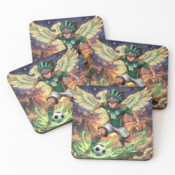 Item preview, Mexican Soccer Legend Warrior Green Jersey designed and sold by Pandora´s Box.