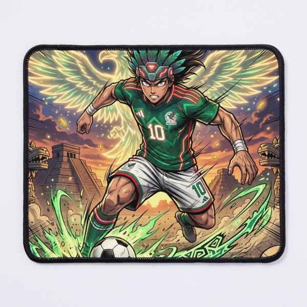 Item preview, Mexican Soccer Legend Warrior Green Jersey designed and sold by Pandora´s Box.