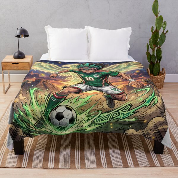 Item preview, Mexican Soccer Legend Warrior Green Jersey designed and sold by Pandora´s Box.