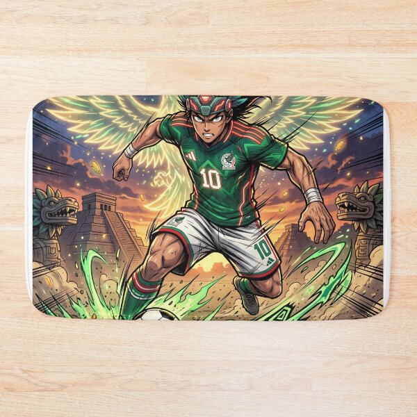 Item preview, Mexican Soccer Legend Warrior Green Jersey designed and sold by Pandora´s Box.