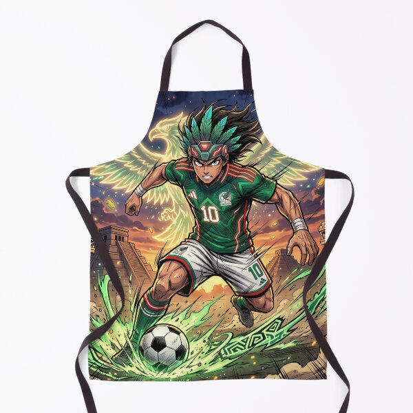 Item preview, Mexican Soccer Legend Warrior Green Jersey designed and sold by Pandora´s Box.