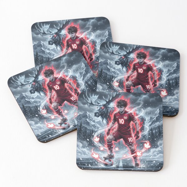 Item preview, Epic Canadian Soccer Warrior Hyper-Realistic Art designed and sold by Pandora´s Box.