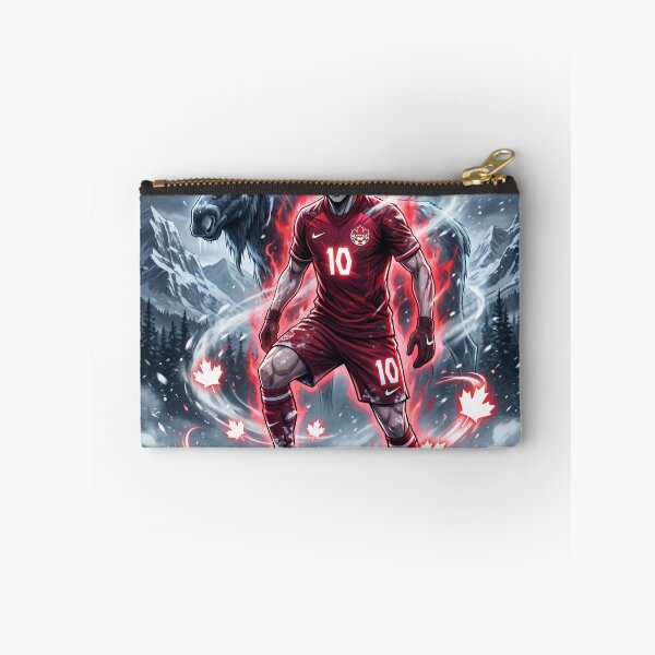 Item preview, Epic Canadian Soccer Warrior Hyper-Realistic Art designed and sold by Pandora´s Box.