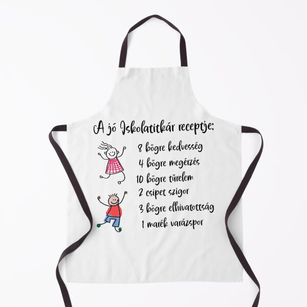 Item preview, A jó iskolatitkár receptje - The Recipe of a Great School Secretary – Hungarian School Staff Appreciation Design designed and sold by EmeraldeaDesign.