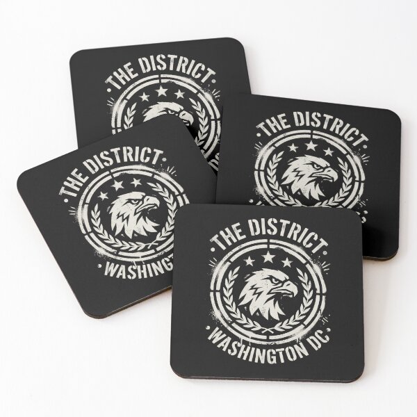 Item preview, The District Washington DC Eagle Crest Badge Design designed and sold by Fenay Designs.
