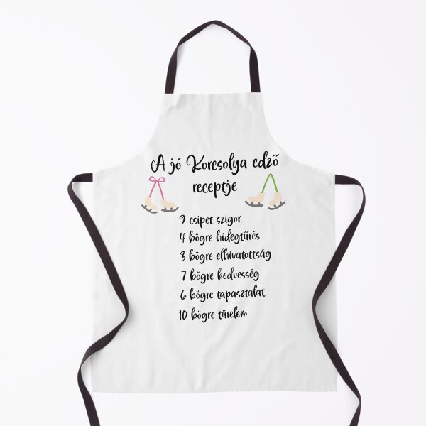 Item preview,  A jó korcsolya edző receptje - The Recipe of a Great Skating Coach – Hungarian Figure Skating Coach Design designed and sold by EmeraldeaDesign.