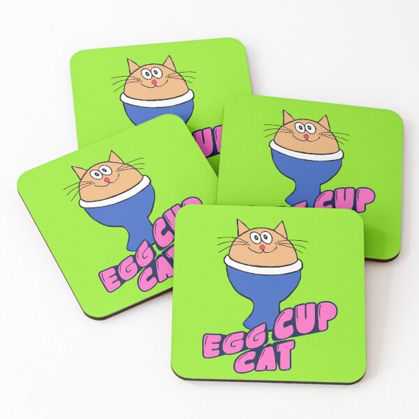 Item preview, Egg and cats. Win Win designed and sold by LagoonandBeans.