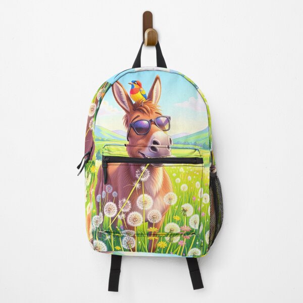Item preview, Happy Donkey in a Spring Meadow designed and sold by M-Y-A-R-T-.
