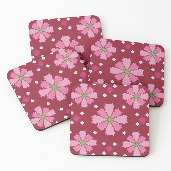 Item preview, Pink Floral Seamless Pattern | Cute Spring Blossom Aesthetic Design designed and sold by Ihca.