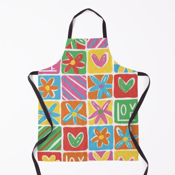 Item preview, Floral squares, full of love and color, with a touch of vintage designed and sold by elodie-cousin.