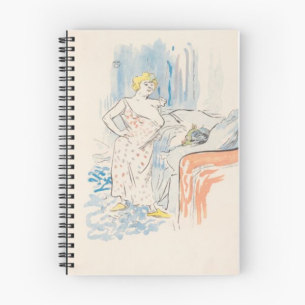 Item preview, Man and Woman by Henri de Toulouse-Lautrec | Belle Époque Boudoir Bedroom Art Print designed and sold by artofuniverse.
