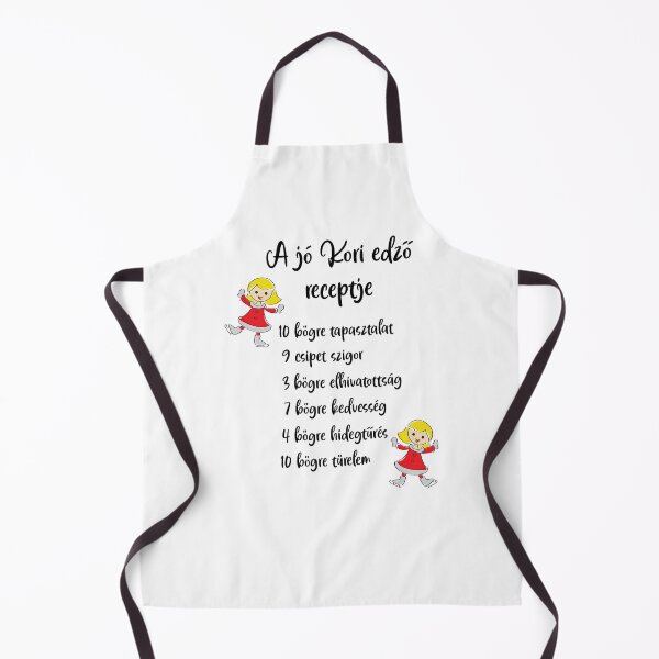 Item preview, A jó Kori edző receptje - The Recipe of a Great Skating Coach – Hungarian Figure Skating Coach Design designed and sold by EmeraldeaDesign.