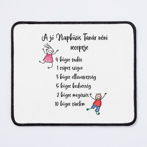 Item preview, A jó Napközis Tanár néni receptje - The Recipe of a Great After School Teacher – Hungarian Napközis Tanárnéni Design designed and sold by EmeraldeaDesign.