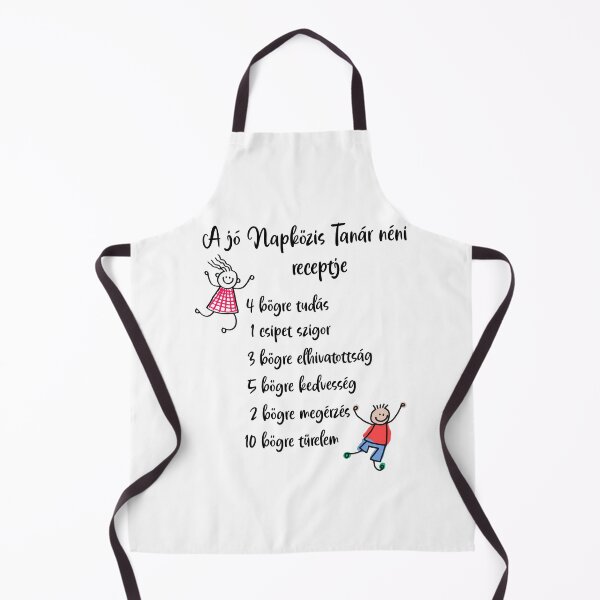 Item preview, A jó Napközis Tanár néni receptje - The Recipe of a Great After School Teacher – Hungarian Napközis Tanárnéni Design designed and sold by EmeraldeaDesign.