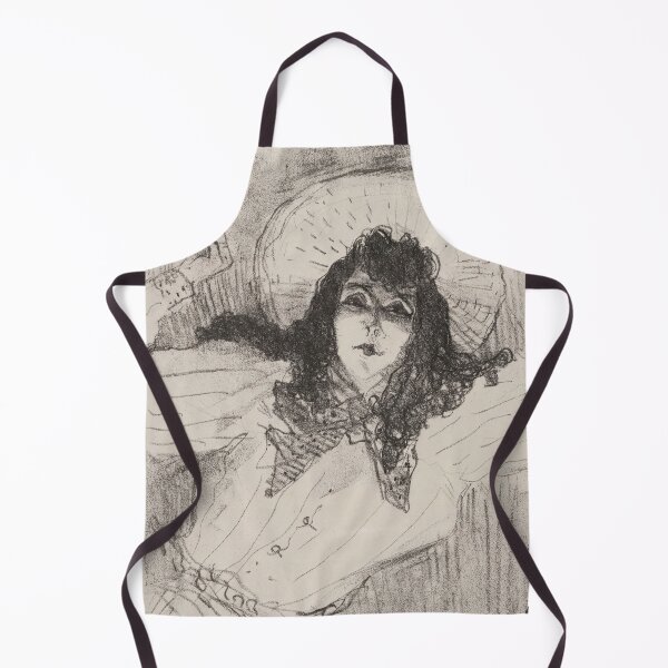 Item preview, May Belfort by Henri de Toulouse-Lautrec | Belle Époque Cabaret Singer Portrait Art Print designed and sold by artofuniverse.