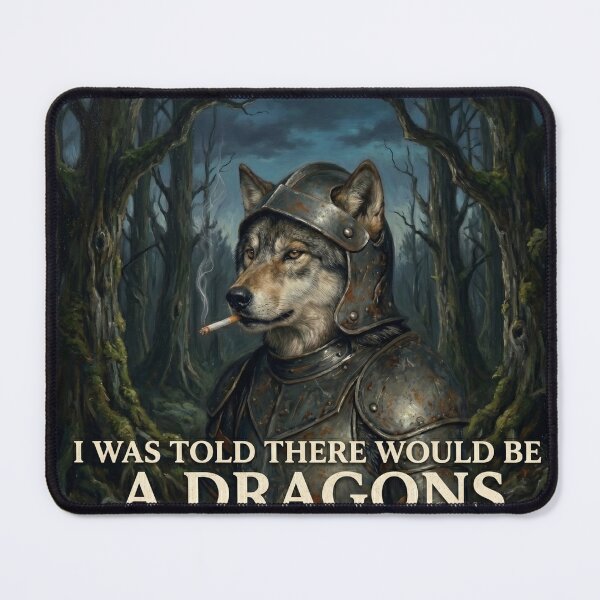 Item preview, I was Told There Would Be Dragons Renaissance Fair T-Shirt designed and sold by ArtyLify.