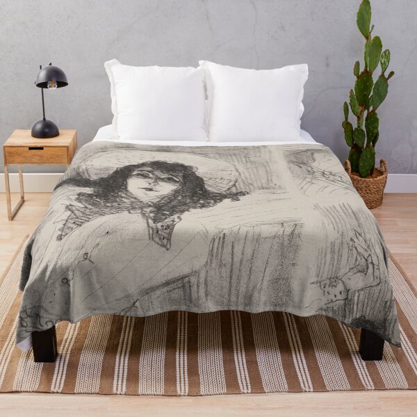 Item preview, May Belfort by Henri de Toulouse-Lautrec | Belle Époque Cabaret Singer Portrait Art Print designed and sold by artofuniverse.