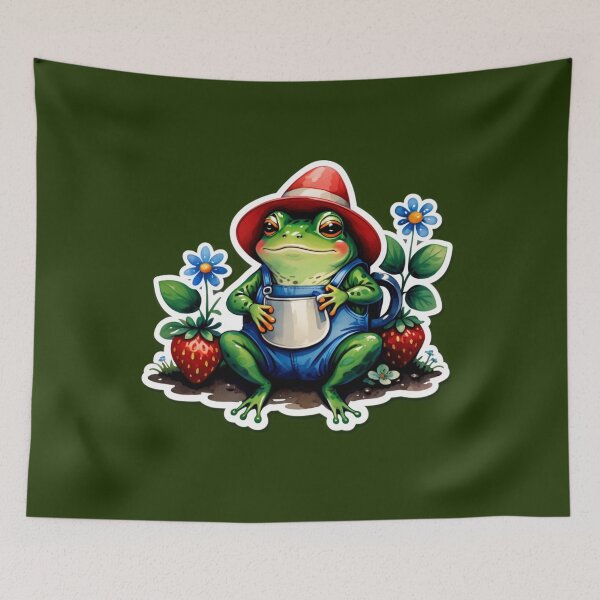Item preview, Strawberry Samurai Frog designed and sold by tim tal.