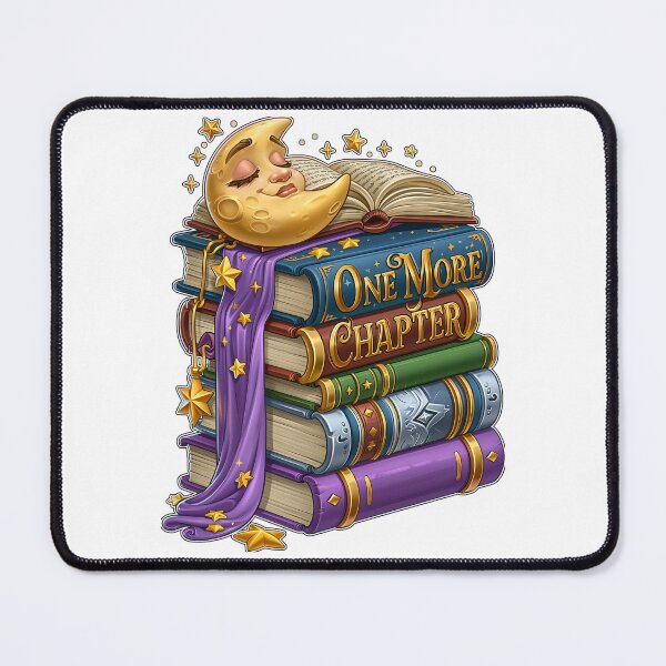 Item preview, One More Chapter Sleeping Moon Book Lover designed and sold by Marcikart.